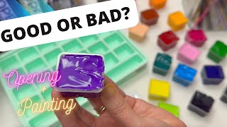 🎨 Miya HIMI Jelly Gouache Unboxing & Review by an Acrylic Painter