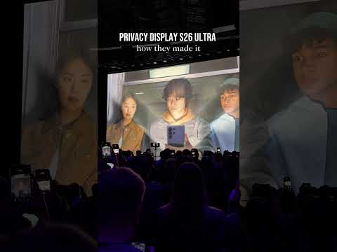 This is how Privacy Display was built on Galaxy S26 Ultra #S26 #S26ultra #samsung