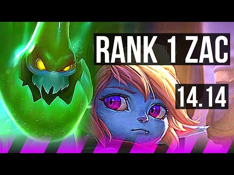 ZAC & Smolder vs POPPY & Ezreal (SUP) | Rank 1 Zac, 29k DMG, 10/3/24, Rank 9 | VN Challenger | 14.14