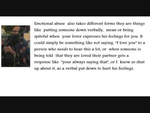 Abuse in Relationships Part 1