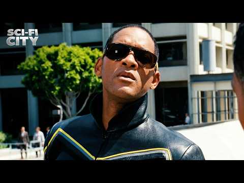 Hancock Neutralizes Bank Robbers | Hancock (Will Smith, Jason Bateman)