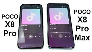 POCO X8 Pro Max vs X8 Pro - SPEAKERS COMPARISON