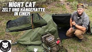 Hängematte und Zelt Kombination von Nightcat | Gear Test | Hängematte Test | Zelt Test