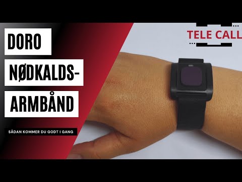 Doro Nødkaldsarmbånd - nødkald til ældre, for at sikre hjælpen