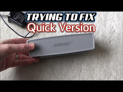 Trying to FIX: BOSE SoundLink Mini II SPEAKER (Quick Version)