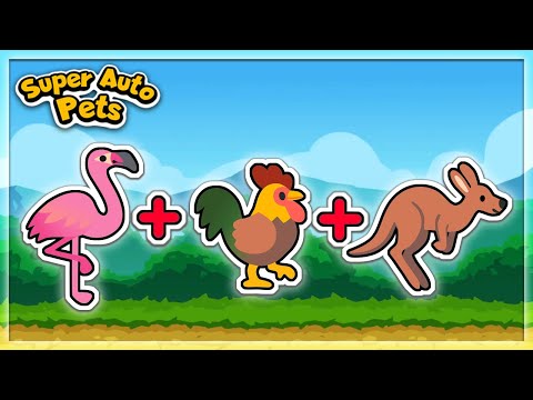 Making My Weak Units STRONG With A LEVEL 3 FLAMINGO in Super Auto Pets