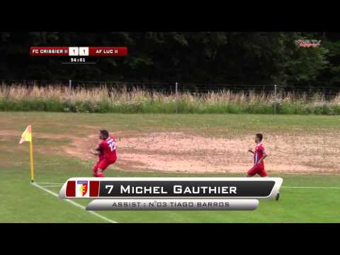 Les buts : FC Crissier II vs AF Luc-Dorigny II