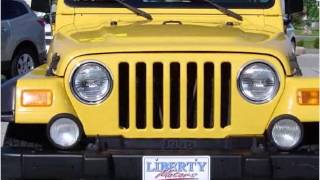 preview picture of video '2002 Jeep Wrangler Used Cars North Liberty IA'