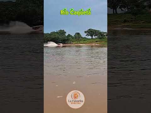 Viajando por el majestuoso río Caquetá de esto podras disfrutar #lafavoritadigital #solitacaquetá