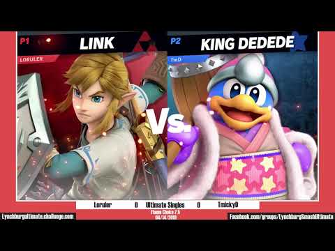 Flame Choke 7.5 - Loruler (Link) vs. TmickyD (King Dedede) - Division 2 - Ult Singles (4/14/19)