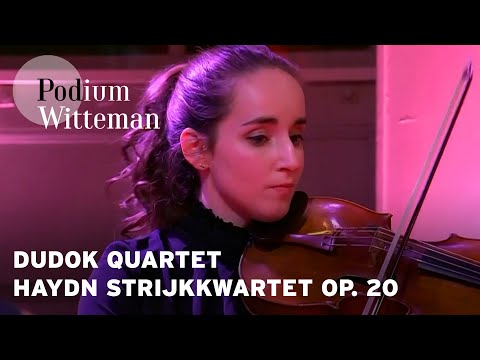 Dudok Quartet - Fuga a quattro soggetti. Allegro - Haydn | Podium Witteman