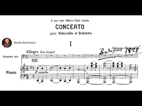 Gaspar Cassadó - Cello Concerto (1926)