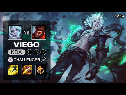 Pyosik Viego vs Wukong Jungle - KR Challenger - Patch 12.13 Season 12