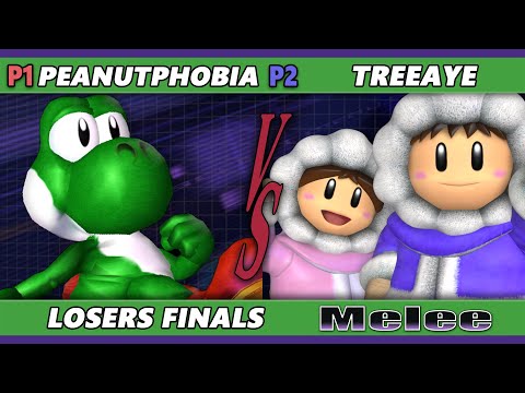 S@X 478 Losers Finals - Peanutphobia (Yoshi) Vs. Treeaye (Ice Climbers) Smash Melee - SSBM