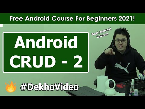 SQLite Android CRUD Adding Contacts to the Database | Android Tutorials in Hindi 26