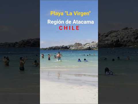 Playa La Virgen, Caldera, Región de Atacama, Chile.
