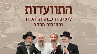 התוועדות בני הישיבות הגבוהות וישיבות ההסדר | צמאה לייב תשפ"ו
