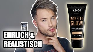 NYX BORN TO GLOW | Eine ehrlich und realistische  Foundation Review | Maxim Giacomo