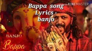 Bappa song lyrics - banjo