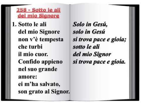 258 Sotto le ali del mio Signore - Innario Chiesa Cristiana Avventista del Settimo Giorno 2014