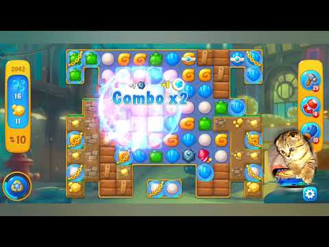 Fishdom 2022, no Boosters,   2042   level  -  прохождение без бустеров,   2042  уровень.