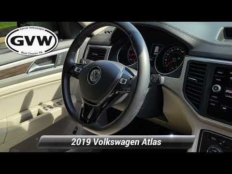 Certified 2019 Volkswagen Atlas 3.6L V6 SE w/Technology, West Chester, PA P0727
