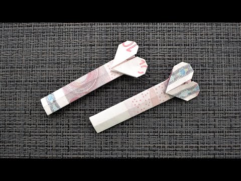 Euro Origami LESEZEICHEN "Herz" Geldgeschenk GELD FALTEN | Geschenk | Money BOOKMARK | Tutorial