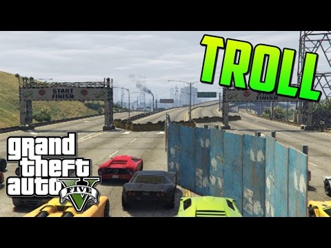 GTA V CARRERA LOCA! CARRERA TROLL, CUIDADO QUE NOS PERDEMOS, EL FLOW NO SABE DONDE ESTA! xFaRgAnx