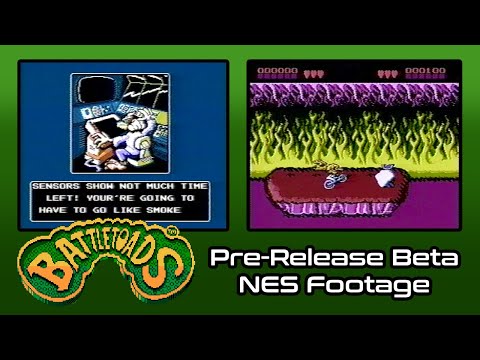 Battletoads NES Rare Pre-Release Beta Footage