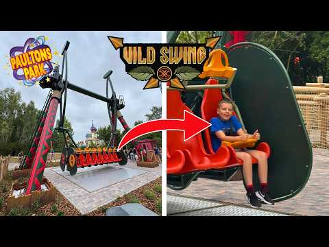 I rode Paultons Park's NEW RIDE - Viking Wild Swing