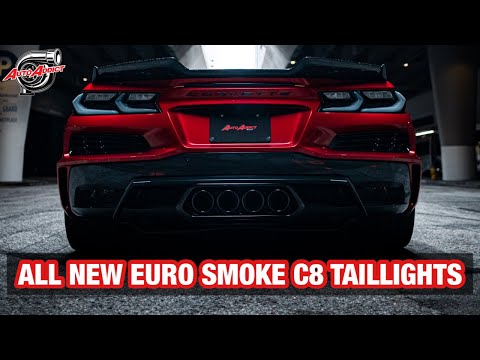 2020-2026 C8 Corvette Euro Smoked LED Sequential Taillights - Black Ops Auto Works