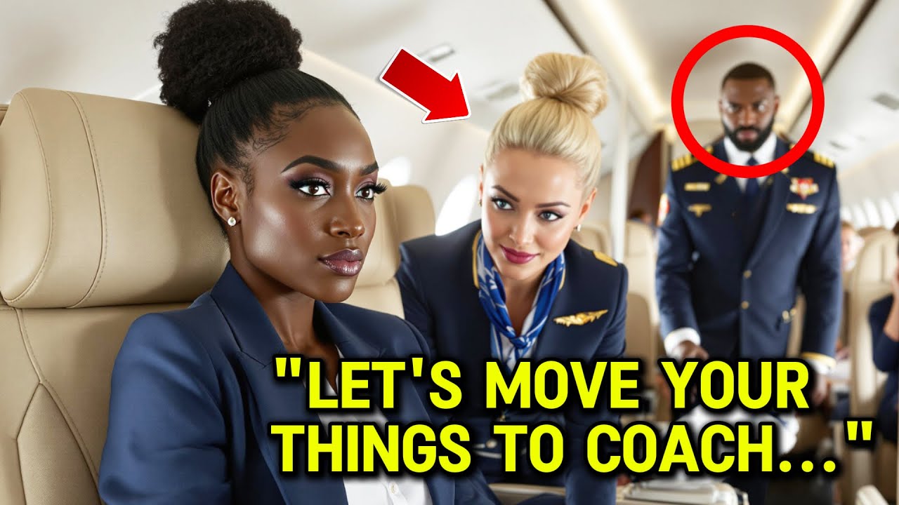 Attendant Questions Black Passenger's First-Class Ticket—Then Captain Steps Out to Welcome His Wife!