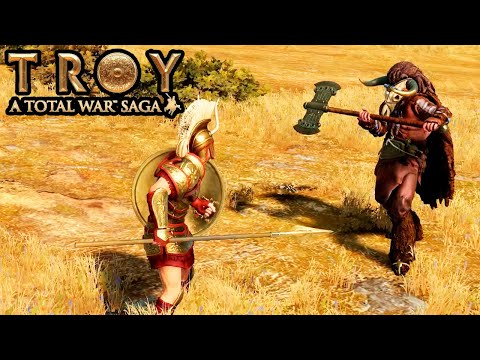 Total War Saga: Troy | Achilles vs Minotaur vs Cyclops
