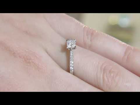 SD009 Side Stone Engagement Ring