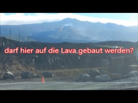 La Palma - Pläne zum Wiederaufbau auf dem Lavastrom
