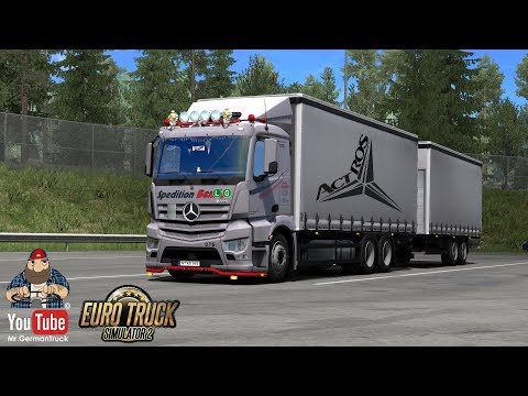 [ETS2 v1.35] Mercedes Antos & BDF, LowDeck, Trailer + ALL DLC´s ready
