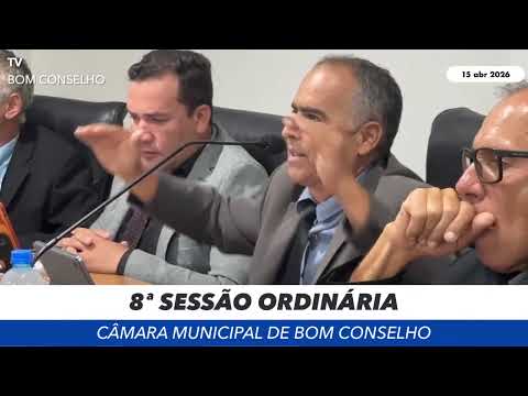 8ª SESSÃO ORDINÁRIA 15/04/2026