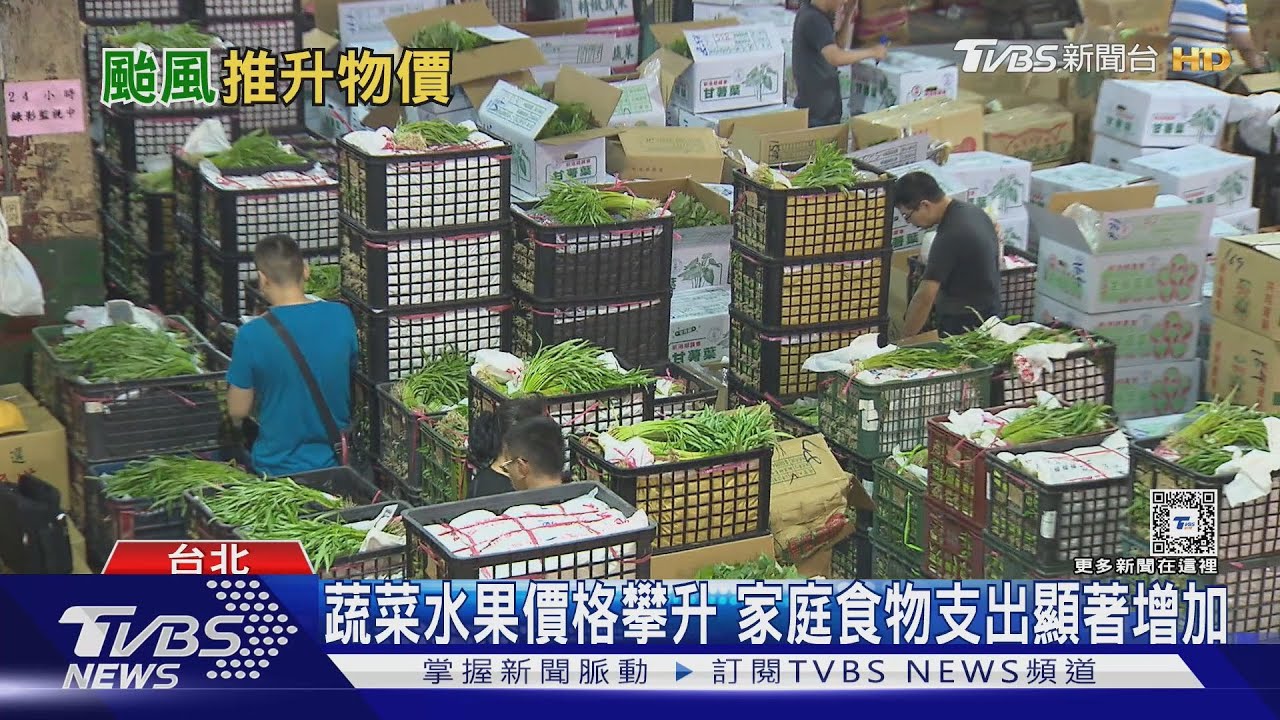 颱風未登陸 蔬果價格先飆漲!風災恐導致通膨加劇?