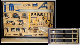 DIY Rustic Style Shelf / Tool Rack