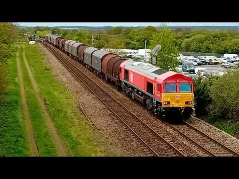 66177 6Z95 Masborough FD-Hedon Road sidings @ Kirk Sandall junction Doncaster Railway Freight Train
