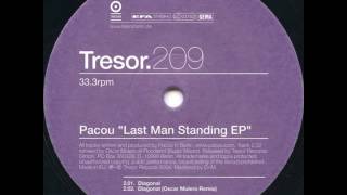 Pacou - Diagonal (Oscar Mulero remix) - Last Man Standing EP - Tresor - Tresor 209