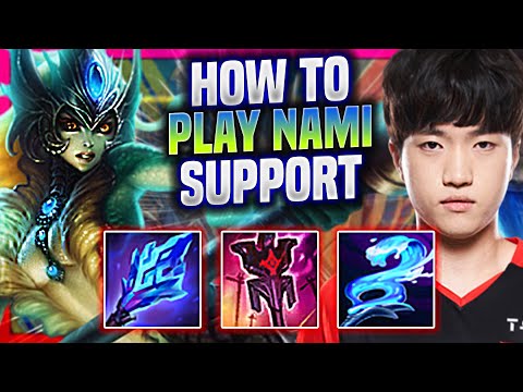 LEARN HOW TO PLAY NAMI SUPPORT LIKE A PRO! - T1 Keria Plays Nami Support vs Rakan! | Season 2022