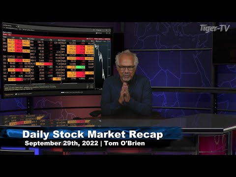 September 29th, Daily Market Recap - 2022