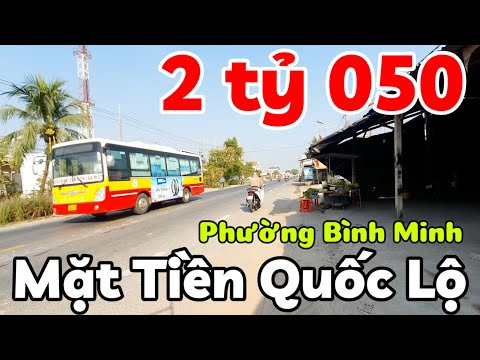 Đất 2 tỷ 050 triệu mặt tiền Quốc lộ 22B phường Bình Minh Tây Ninh vị trí đẹp vừa ở vừa kinh doanh