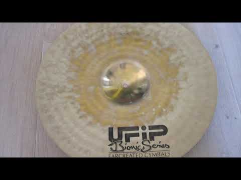 UFIP 20" Bionic Series Ride Cymbal (black label) w/video image 6