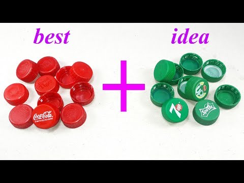 Plastic Caps Craft Idea