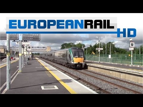 Iarnród Éireann Irish Rail 22000 DMU 22039 passes Hazelhatch & Celbridge Station
