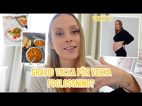 Gravid vecka 17 | Helgvlogg - Barnmorskan, foglossning + mini Ellen 📸