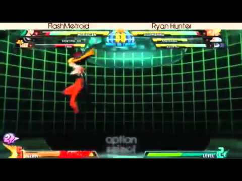 2-28-11 FlashMetroid (V. Joe/Tron/Morrigan) vs Ryan Hunter (Amaterasu/Hsien-Ko/Dormammu) - MvC3