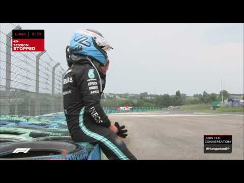 F1 2021 Hungary Bottas So Sad ! - Verstappen Crash #f1 #hamilton